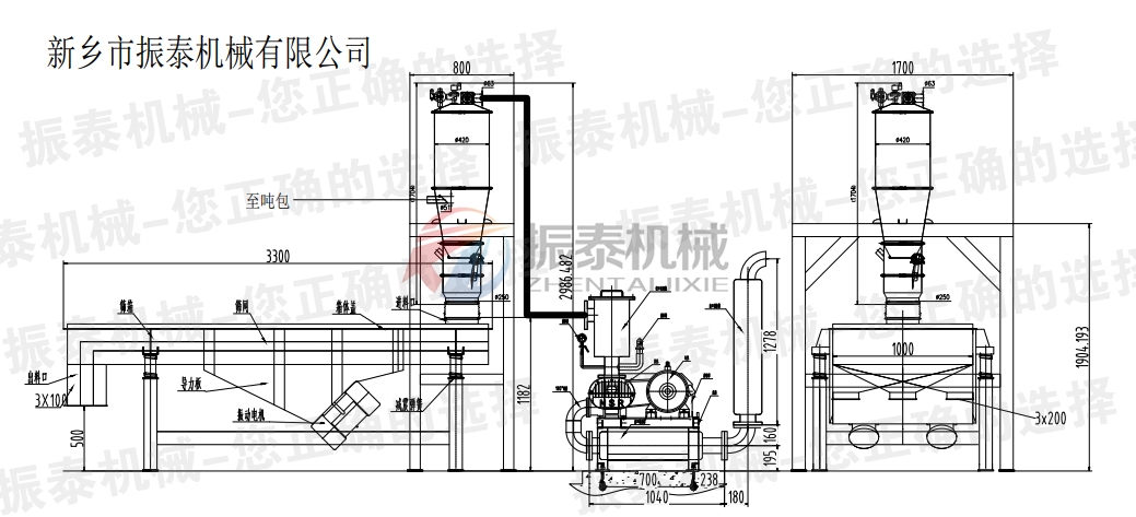 尿素真空上料機圖紙方案